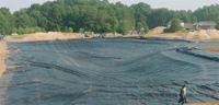 EasyWeave Pond Liner, 24 mil 5 ply Polyethylene