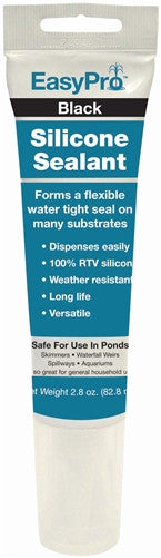 Black 100% Silicone Sealant - 2.8 oz.