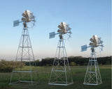 12' Four Legged Becker Windmill with 50' poly, 100' Quick Sink tubing and QS2 diffuser