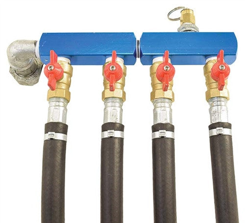 Four Valve Outlet for Rotary Vane Compressors