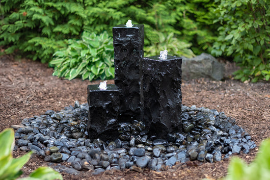 Tranquil Décor Ebony Basalt Fountain Complete Kit