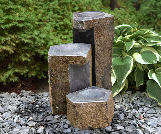 Tranquil Décor Keyed Spillway XL Basalt Complete Kit