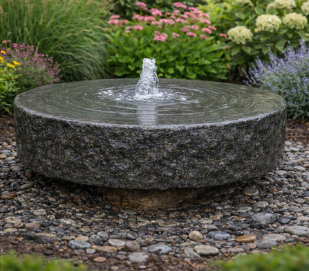 Millstone pedistal Fountain 36