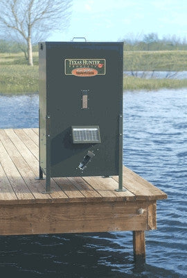 215 lb Fish Feeder with Straight Legs