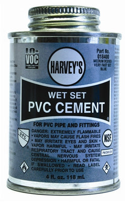 Wet Set PVC Glue, 8 oz.