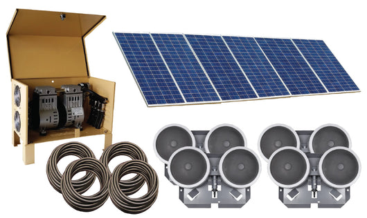 Deep Water Solar Aeration System, 4 Diffusers