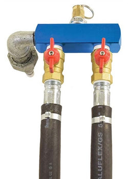 Two Valve Outlet for Rotary Vane Compressors